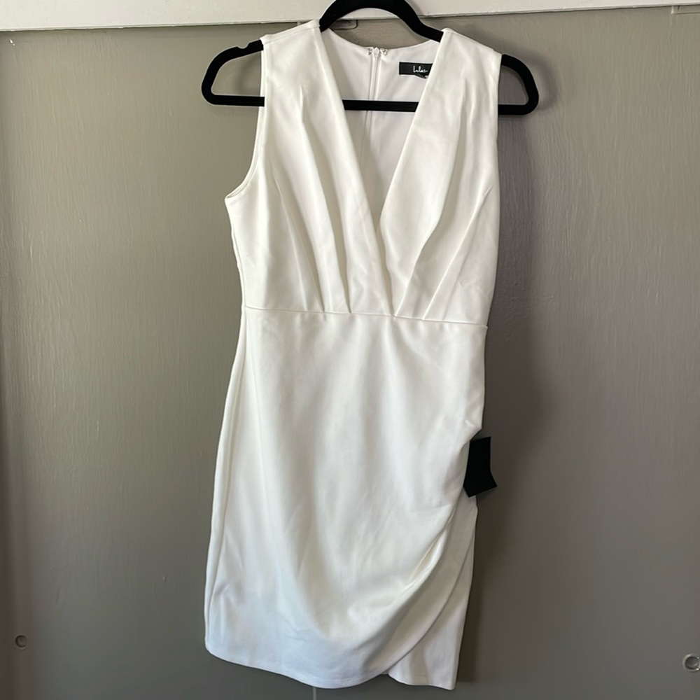 White Lulus dress, never worn!